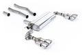 BMW F40 1 Series 128ti - Maxton x Milltek - OPF/GPF Back Exhaust System with Quad GT-100 Brushed Titanium Trims - Fits Maxton Diffuser Only