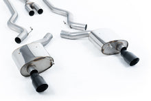 Ford Mustang 2.3 (S550 Fastback) - Non-Resonated (Louder) Cat-Back Exhaust System with GT-100 Cerakote Black Trims