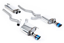 Ford Mustang 2.3 (S550 Fastback) - Resonated (Quieter) Cat-Back Exhaust System with GT-100 Burnt Titanium Trims