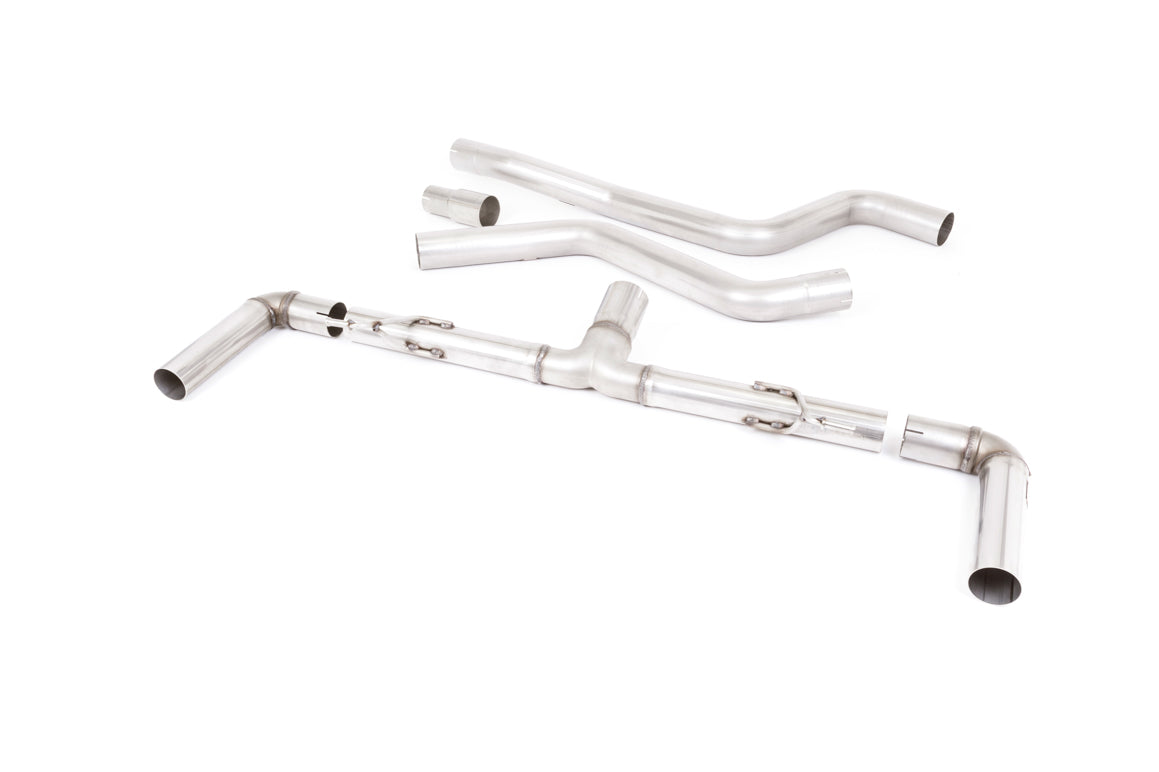 Ford Focus MK4 ST Hatch - Race (Louder) GPF/OPF Back Exhaust System with Burnt Titanium GT-115 Trims