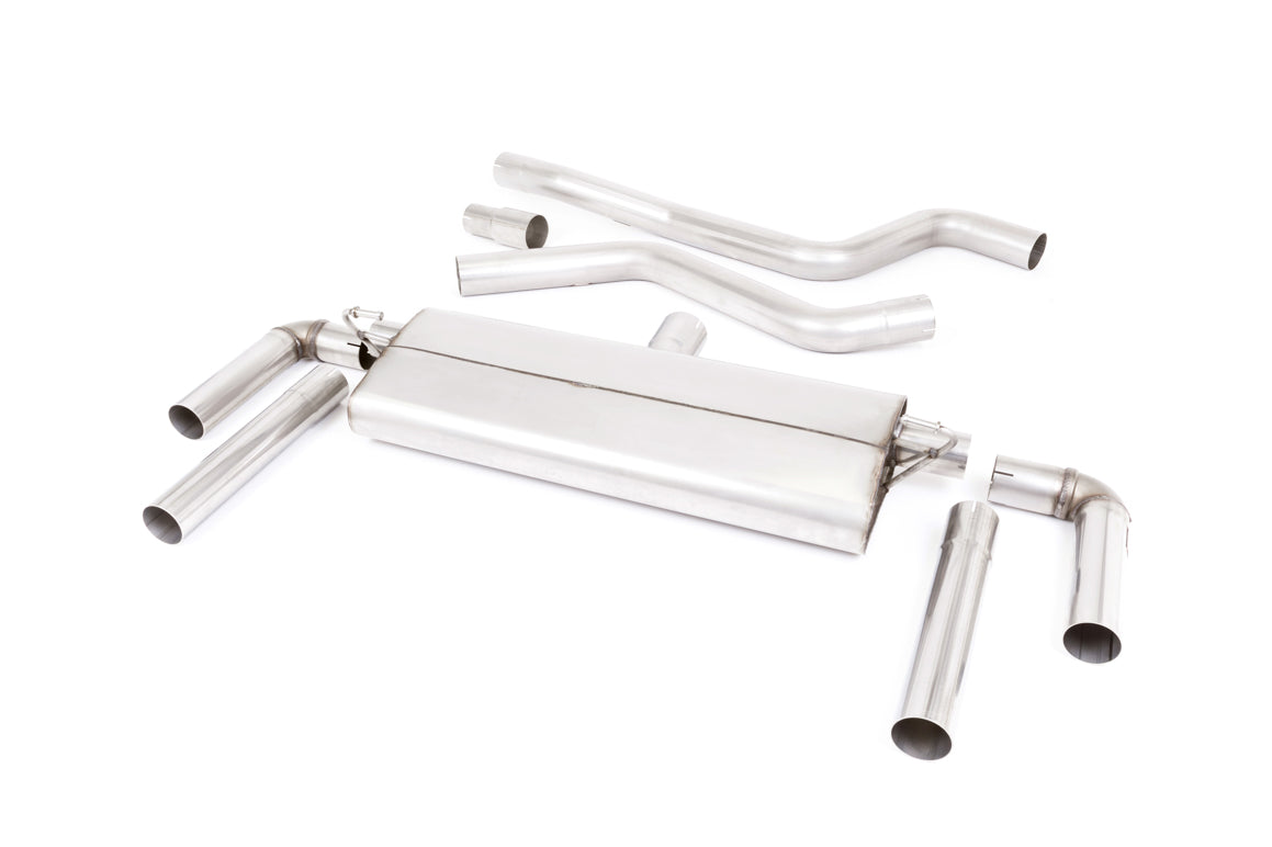 Ford Focus MK4 ST Estate/Wagon - GPF Back Exhaust System with Polished GT-115 Trims - EC Approved