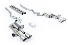 Ford Mustang 5.0 V8 Dark Horse/ Mach 1 - Active Valved Cat Back with H Pipe and Brushed Titanium Tips