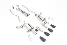 Ford Mustang 5.0 V8 GT (S650 Fastback) - Active Valved Cat Back with X Pipe and Cerakote Black Tips