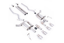Ford Mustang 5.0 V8 GT (S650 Fastback) - Active Valved Cat Back with H Pipe and Brushed Titanium Tips