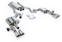 Ford Mustang 2.3 (S550/S650 Fastback) - Valved Resonated Cat-back with Brushed Titanium Trims