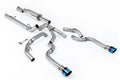 Ford F150 5.0 V8 Supercrew - Road+ Cat-Back with Dual Burnt/Blue Titanium Tips