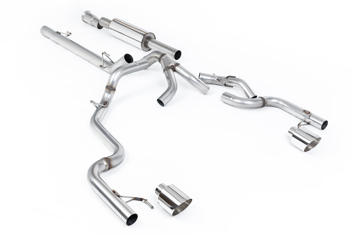 Ford F150 5.0 V8 Supercrew Tremor - Road+ Resonated Cat-back with Dual Polished Tips