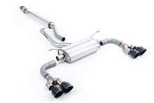 Toyota GR86 - Resonated (Quieter) Quad Outlet Cat Back for TRD Diffuser with Ceramic Black Tips