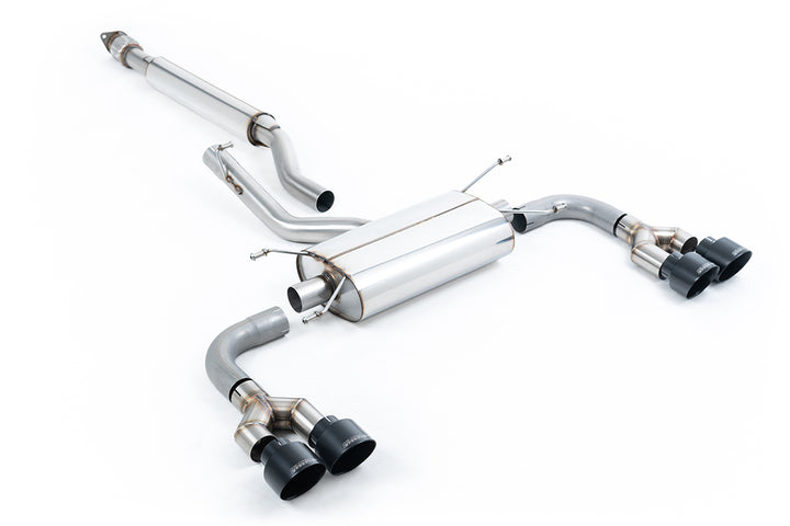 Toyota GR86 - Resonated (Quieter) Quad Outlet Cat Back for TRD Diffuser