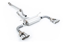 Toyota GR86 - Resonated (Quieter) Quad Outlet Cat Back for TRD Diffuser with Polished Tips