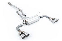 Toyota GR86 - Resonated (Quieter) Quad Outlet Cat Back for TRD Diffuser with Brushed Titanium Tips