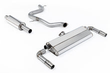 VW Golf MK7.5 GTI (Incl Performance Pack/Non GPF) - Resonated (Quieter) Cat-Back Exhaust System with GT-100 Burnt Titanium Trims