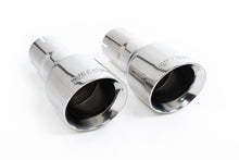 VW Golf MK7.5 GTI (TCR &amp; Performance Pack - GPF Models) - Resonated (Quieter) Cat-Back Exhaust System with GT-100 Polished Trims