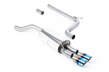 VW Polo GTI 2.0 TSI (AW - 5 Door/Non GPF Models) - Non-Resonated (Louder) Cat-Back Exhaust System with Burnt Titanium GT-90 Trims