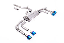 VW Tiguan R EA888.4 MQB EVO (GPF Models) - Non-Resonated (Louder) GPF/OPF Back Exhaust System with GT-100 Burnt Titanium Trims - Re-uses Factory Valve Motors