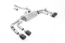 VW Tiguan R EA888.4 MQB EVO (GPF Models) - Non-Resonated (Louder) GPF/OPF Back Exhaust System with JET-100 Carbon Trims - Re-uses Factory Valve Motors
