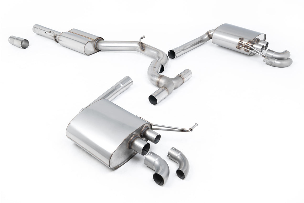 VW Arteon 2.0 TSI (USA Non Valved/Downturn Tips) - 76mm Resonated Non-Valved Cat-back System