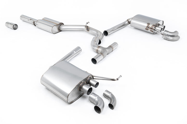 VW Arteon 2.0 TSI (USA Non Valved/Downturn Tips) - 76mm Resonated Non-Valved Cat-back System