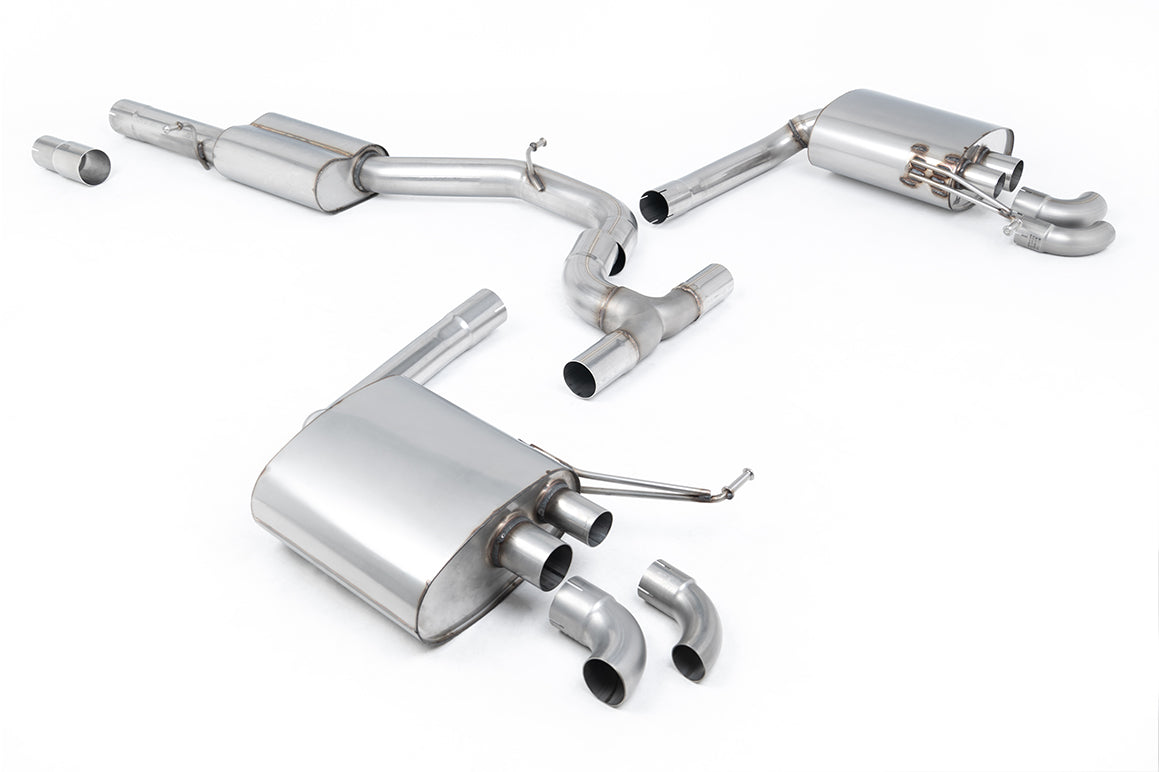 VW Arteon 2.0 TSI (USA Non Valved/Downturn Tips) - 76mm Part Resonated Non-Valved Cat-Back System (Road+)