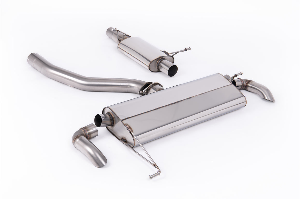 VW Atlas SUV 3.6 VR6 - Resonated (Quieter) Cat-Back System with Downturn Tips