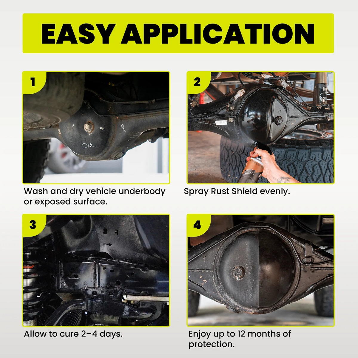 Salt Shift 4X4 Rust Shield – Underbody Sealant & Chassis Corrosion Inhibitor