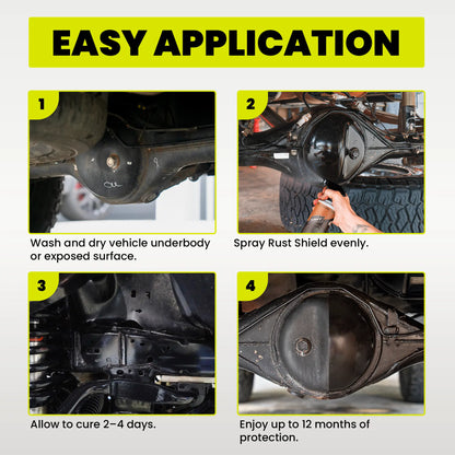Salt Shift 4X4 Rust Shield Underbody Sealant Chassis Corrosion Inhibitor
