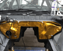 Funk Motorsport Gold Heat Tape Reflective Adhesive Sheets – Heat Barrier Tape