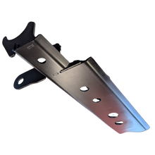 APEX Design USA TSR skid plate viewed from below, showing the face that shields the Through Shaft Ram