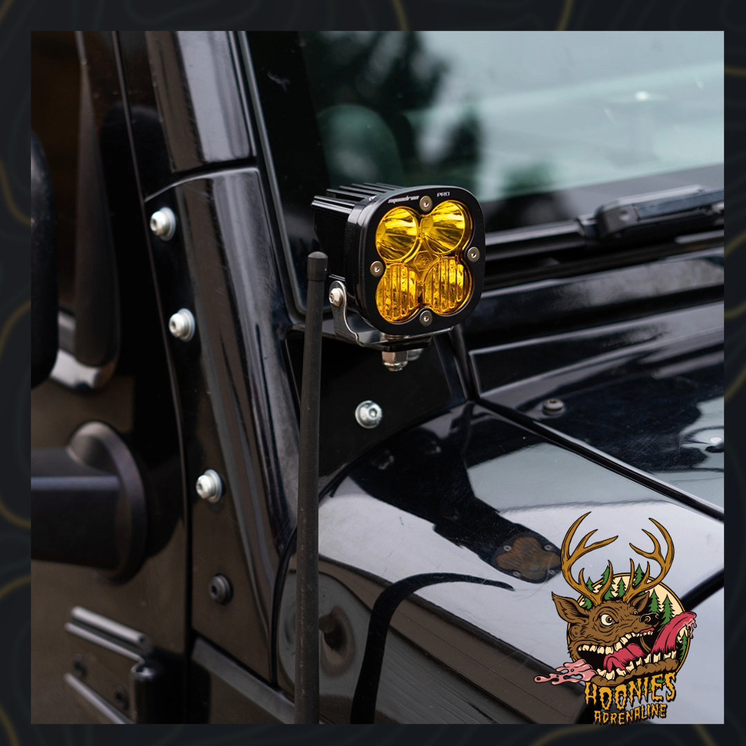 Baja Designs Squadron Pro Black LED Auxiliary Light Pod Pair – Universal Off-Road Lighting