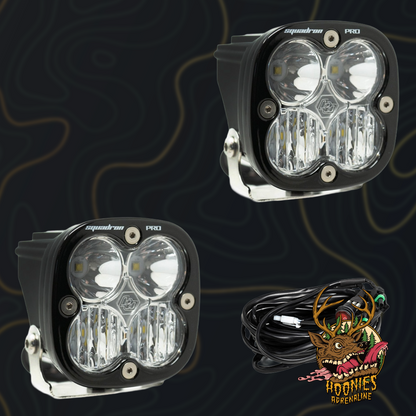Baja Designs - Squadron Pro Black LED Auxiliary Light Pod Pair - Universal