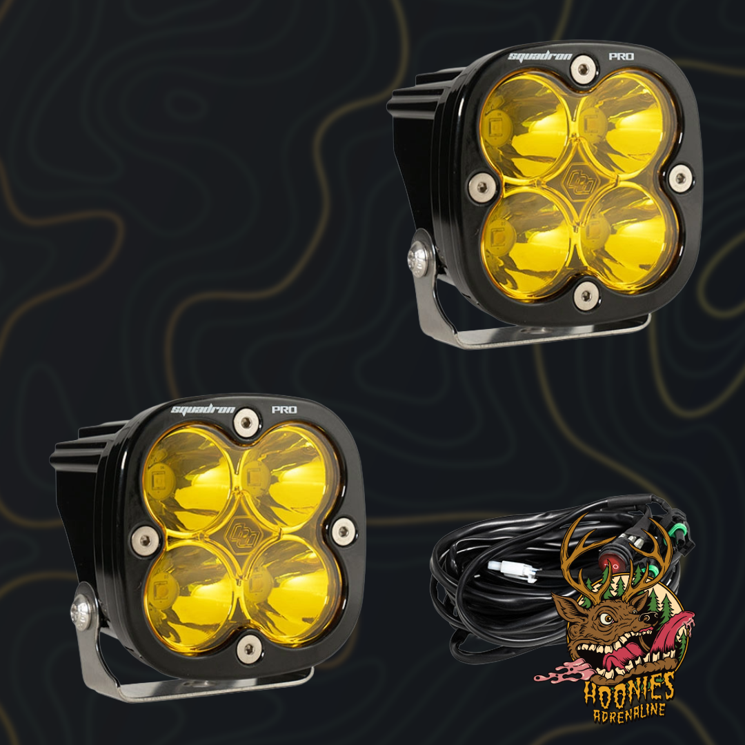 Baja Designs - Squadron Pro Black LED Auxiliary Light Pod Pair - Universal