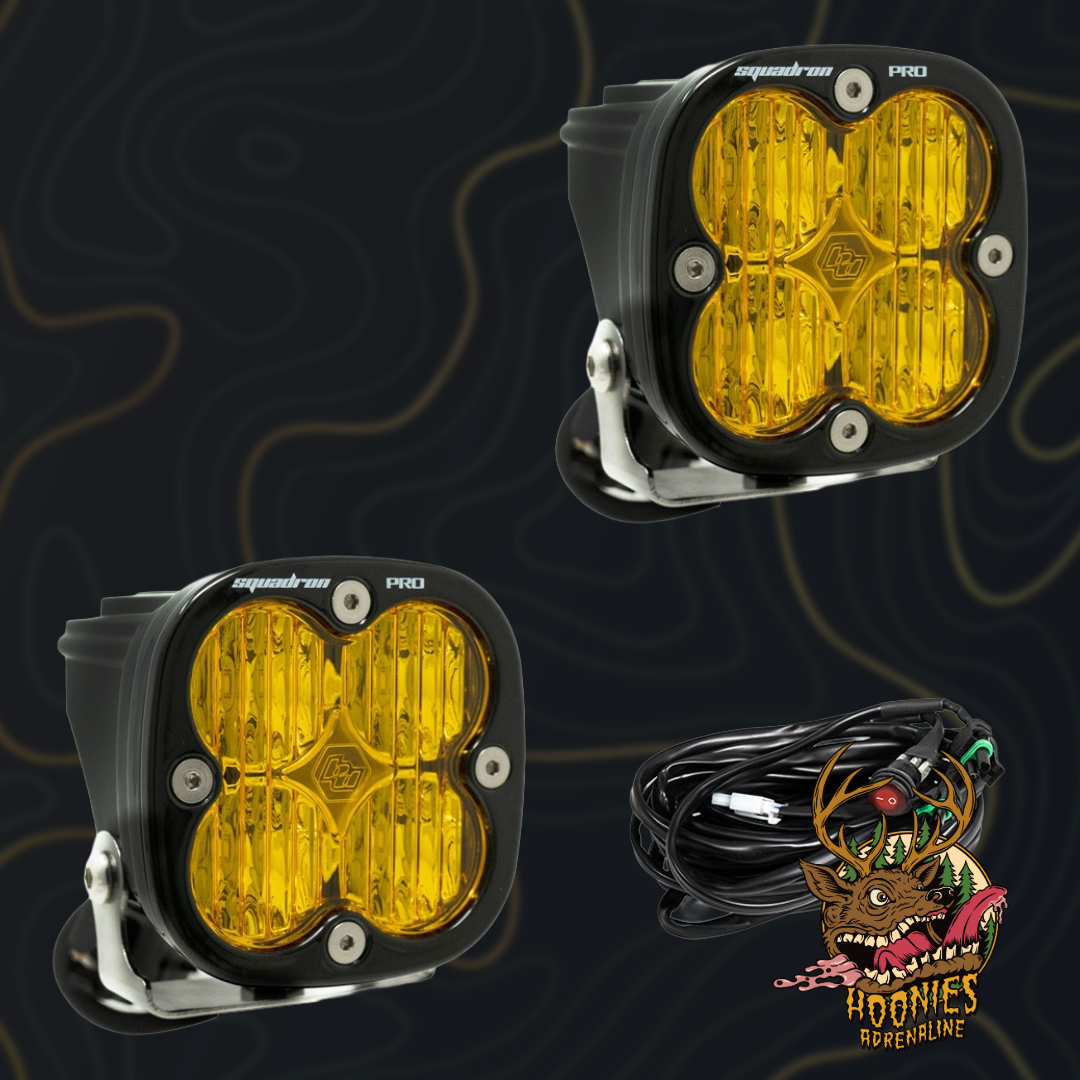 Baja Designs - Squadron Pro Black LED Auxiliary Light Pod Pair - Universal