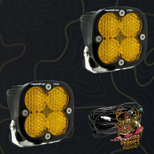 Baja Designs Squadron Pro Black LED Auxiliary Light Pod Pair – Universal Off-Road Lighting