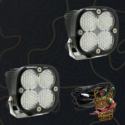 Baja Designs - Squadron Pro Black LED Auxiliary Light Pod Pair - Universal