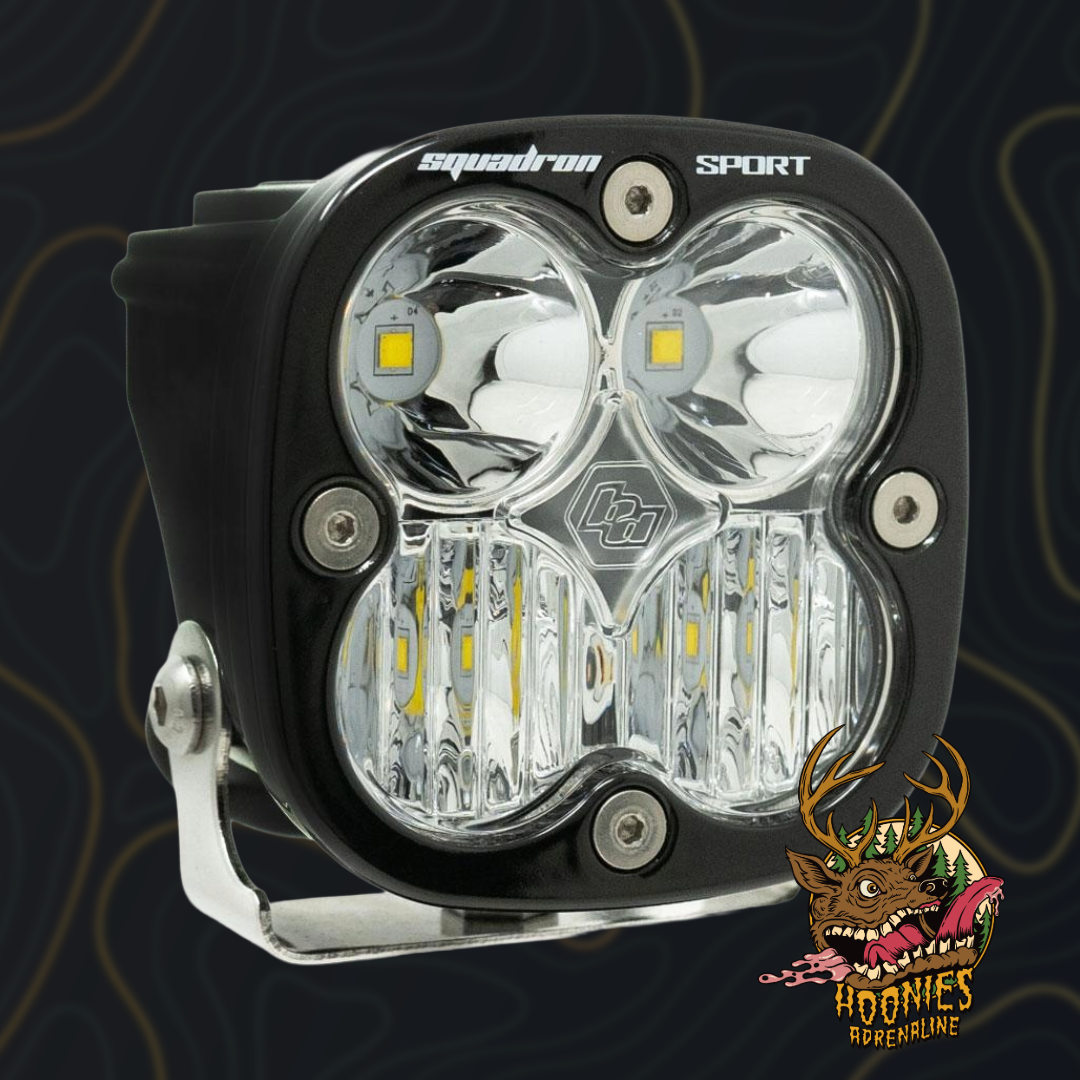 Baja Designs Squadron Sport Black LED Auxiliary Light Pod Pair – Universal Lighting Upgrade