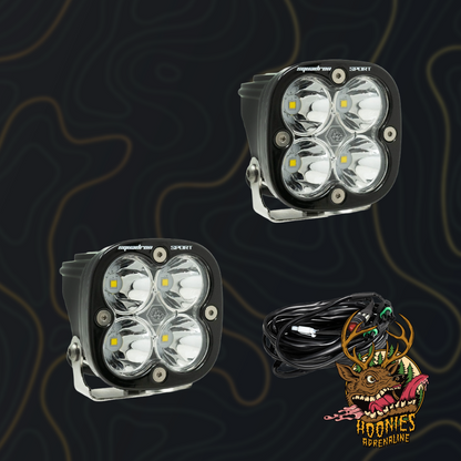 Baja Designs - Squadron Sport Black LED Auxiliary Light Pod Pair - Universal