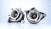 Pair of Borg Warner TTE850 turbochargers that these Funk Motorsport blankets fit