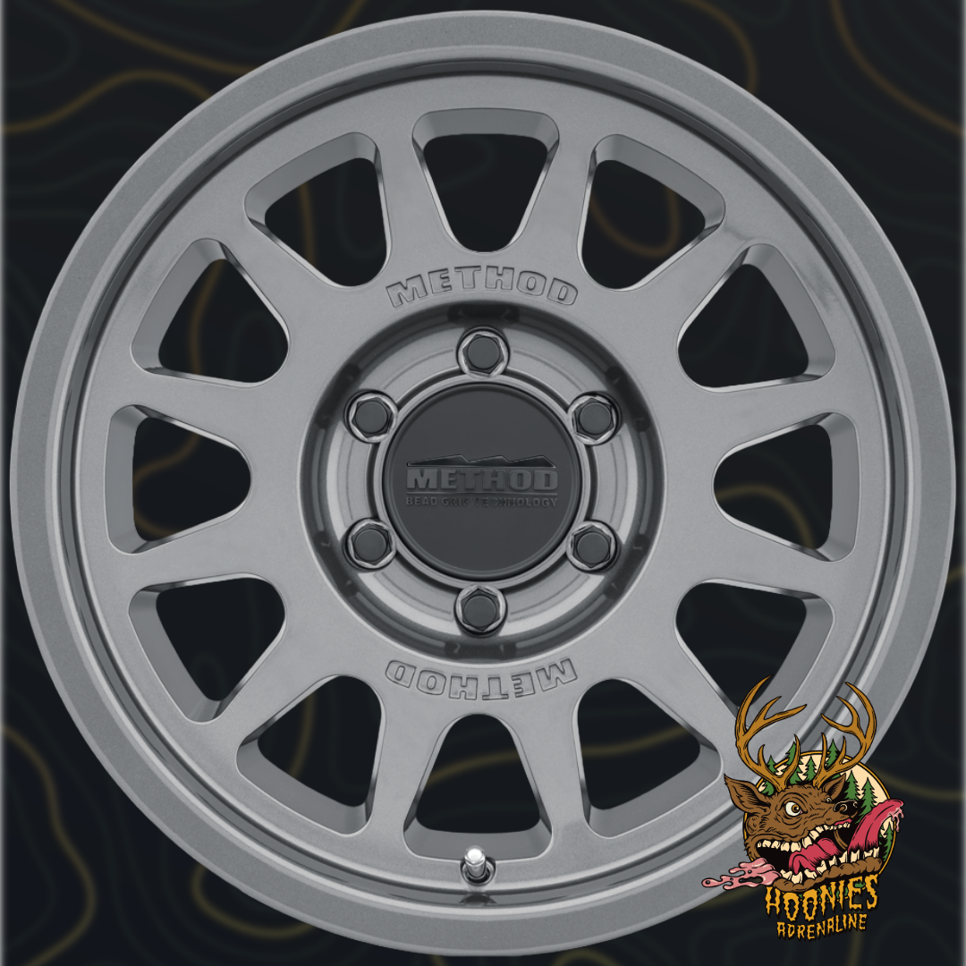 Method Race Wheels 703 Bead Grip Wheel – Gloss Titanium, Off-Road Fitments