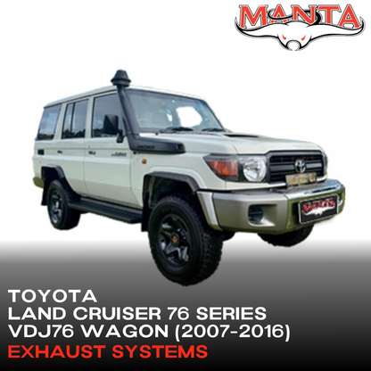 Manta Performance Exhaust Kit Toyota Land Cruiser VDJ76 Series 4.5L V8 Wagon (2007-2016)