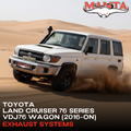 Manta VDJ76 Series 4.5L V8 Wagon Performance Exhaust Kit - Toyota Land Cruiser (2016-2025) Upgrade