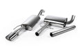 VW Corrado VR6 (1988 - 1991) - Cat-Back Exhaust System with with Polished Oval Tip