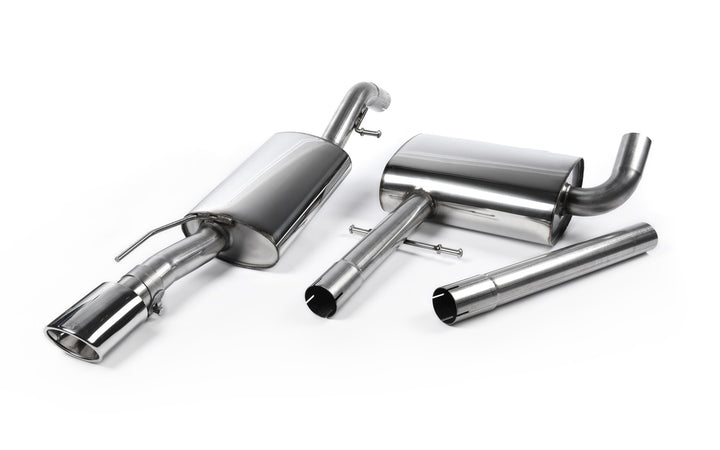 VW Corrado VR6 (1988 - 1991) - Cat-Back Exhaust System with with Polished Oval Tip