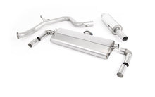 VW Golf MK7.5 GTI (TCR &amp; Performance Pack - GPF Models) - Resonated (Quieter) Cat-Back Exhaust System with JET-100 Carbon Trims