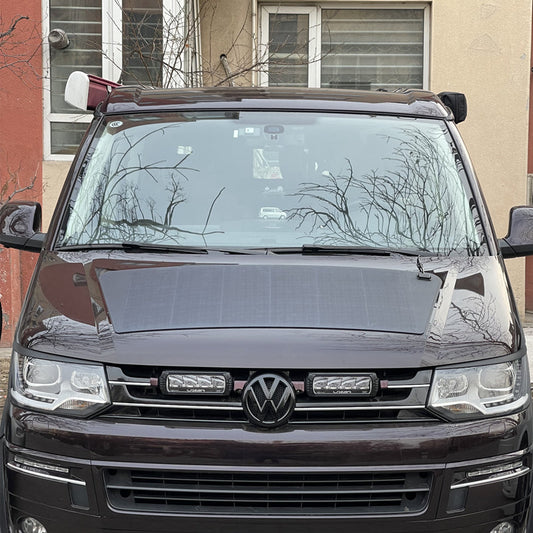 Volkswagen T5/T6 Camper Van Lensun 80W Hood/Bonnet Solar Panel