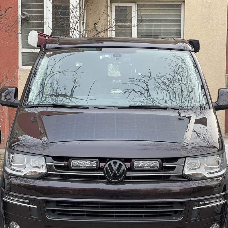Volkswagen T5/T6 Camper Van Lensun 80W Hood/Bonnet Solar Panel