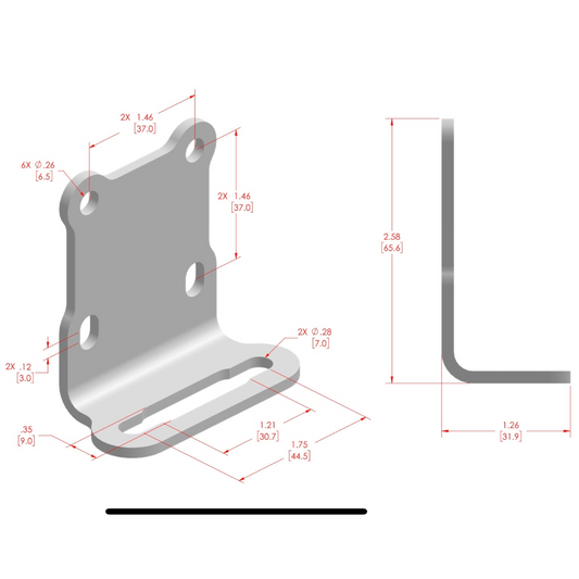 APEX DESIGN USA - Universal Bracket for Gauge Mounts