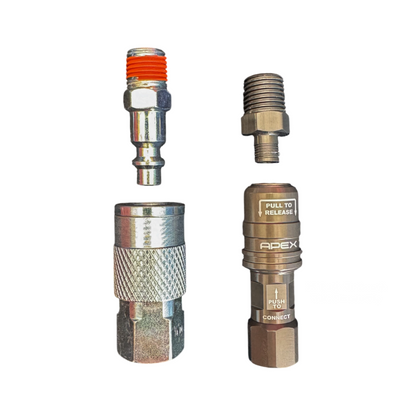 APEX DESIGN USA - Compact Quick Coupler to 1/4 NPT