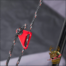 Reflective guy rope and red tensioner on the ARB SkyDome swag