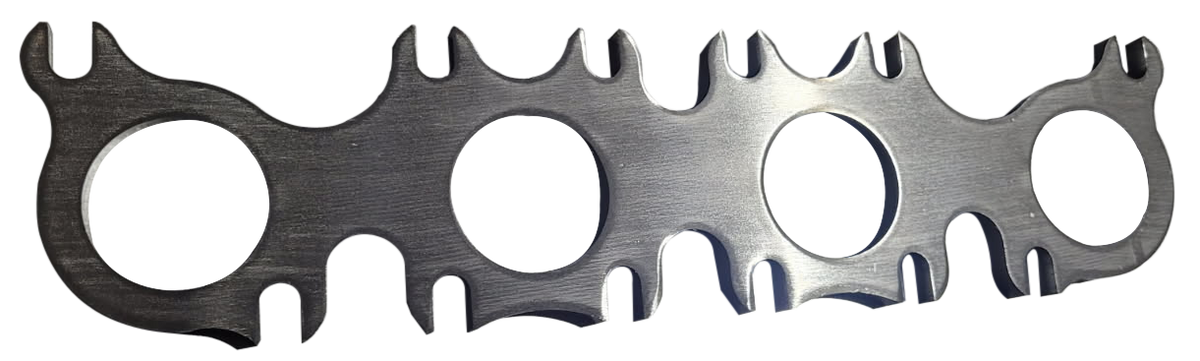 Kooks Dual Pattern Coyote 5.0L/5.2L Header Flange w/ 2" Ports. 3/8" Thick SS.