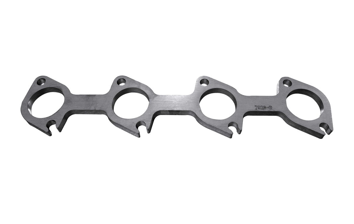 Kooks Ford 2V Modular Header Flange - 3/8" Thick SS. Ports for 1-5/8" Primaries. - 7028-S